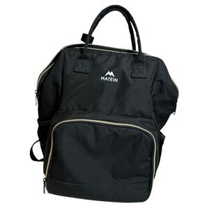 Matein Lunch Backpack Black Insulated Cooler Backpack USB Port, 15.6”